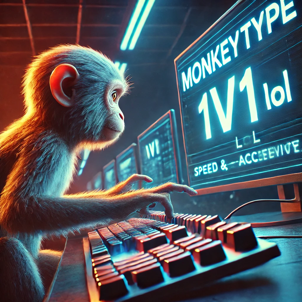 monkeytype 1v1 lol